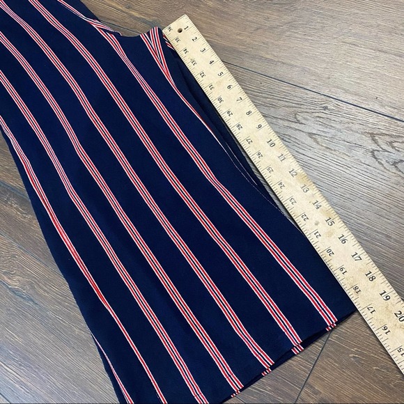 See you Monday striped cropped jumpsuit romper size small - Picture 9 of 10